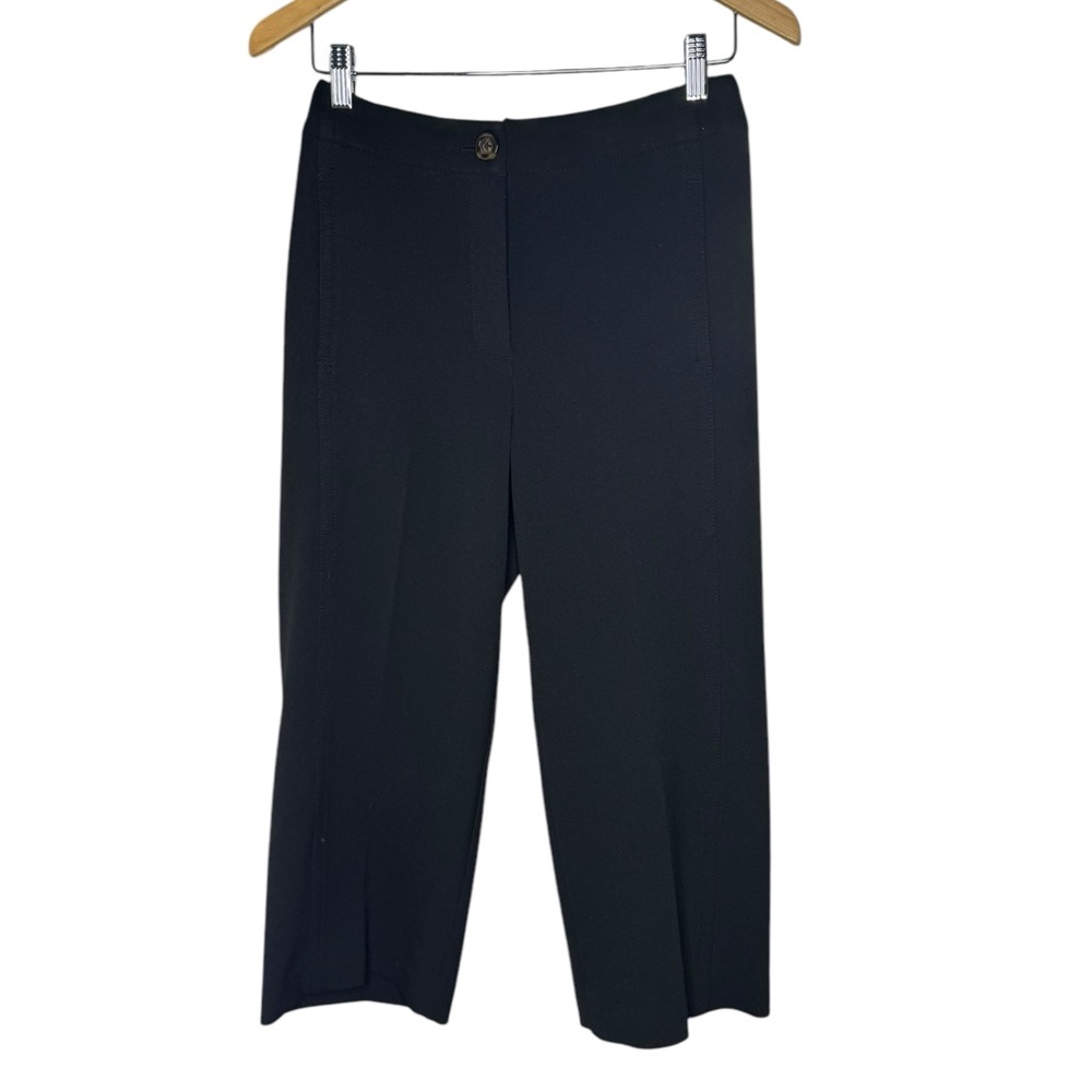 The Petite Kate Wide Leg Crop Pant - Curvy Fit